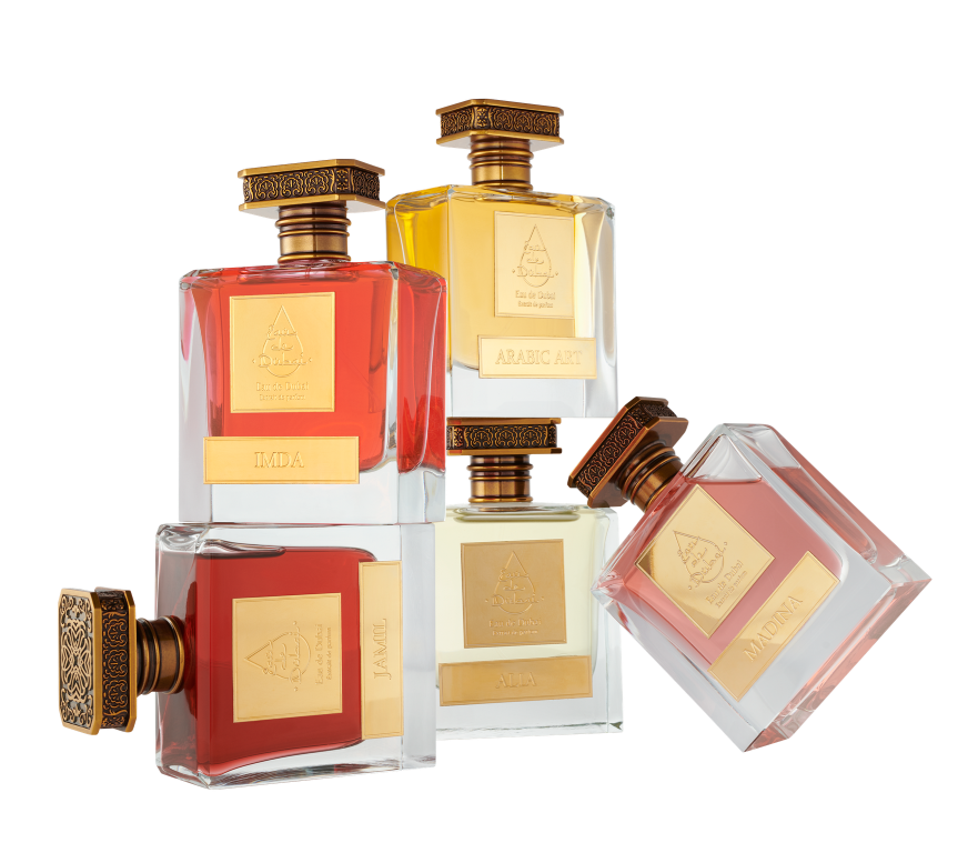 Eau de Dubai Jamil Madina Alia Arabic Art Imda Fragrances Set